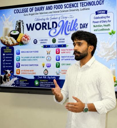 A series of educational and interactive activities, during the Celebrations of World Milk Day